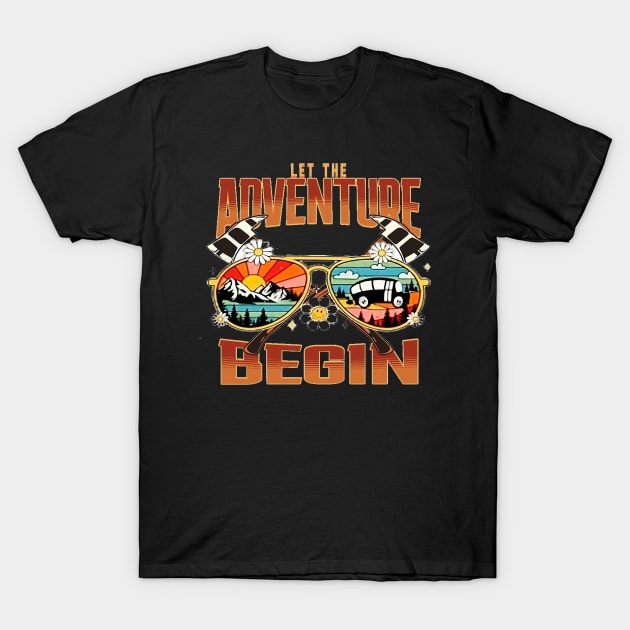 Let The Adventure Begin, Back to School, Happy Teacher Day Gift, Teacher Appreciation, Teach,Teacher Gift, Back To School Gift T-Shirt by Customo